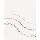 PD PAOLA sterling silver necklaces set ESSENTIAL