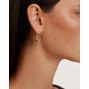  PD PAOLA gold plated sterling silver earrings SIGNATURE LINK EARRINGS