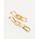 PD PAOLA gold plated sterling silver earrings SIGNATURE CHAIN EARRINGS