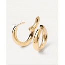  PD PAOLA gold plated sterling silver earrings PIROUETTE EARRINGS