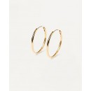  PD PAOLA gold plated sterling silver earrings MEDIUM HOOPS