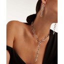 PD PAOLA sterling silver necklace SMALL SIGNATURE CHAIN 