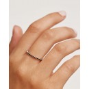 PD PAOLA sterling silver ring WHITE ESSENTIAL